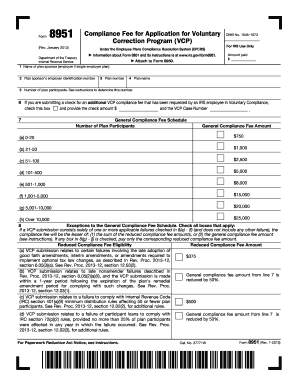 irs fax number for form 8951