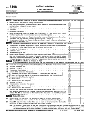 IRS Form 6198