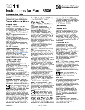 Instructions for Form 8606 (2011)