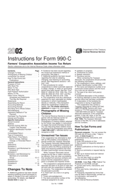 Instructions for Form 990-C