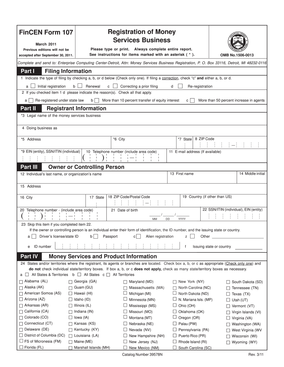 Add Pages To Form Fincen 107