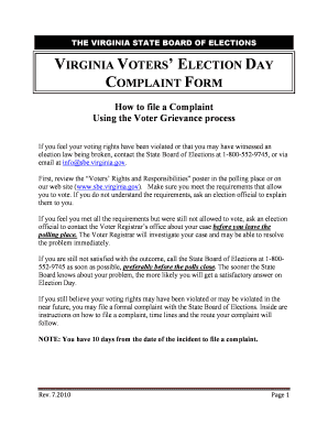 Voter Complaint Form SBE-HAVA Grievance.doc - sbe virginia