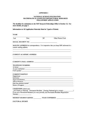 appendices - National Science Foundation