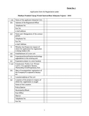 udyog nivesh samvardhan sahayata yojana 2010 form 7