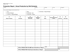 Michigan Form 383 Production Report