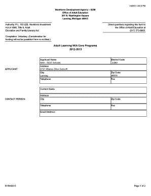 Sample Application for Federal Assistance (SF-424) and Sample Grant Proposal. This sample Application for Federal Assistance (SF-424) and sample grant proposal is provided to assist organizations applying for a grant through the National -