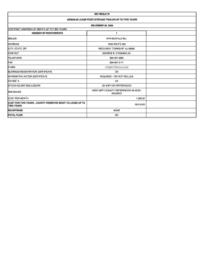 Rv lease agreement - rtr trailer rental