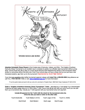 northern kentucky chess form