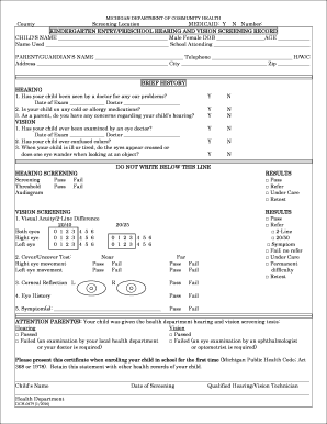 Medicaid application michigan - County Screening Location MEDICAID: Y N Number ... - michigan