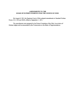 Ohio Probate Court Forms