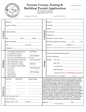 county indiana building permit greene form pdffiller application