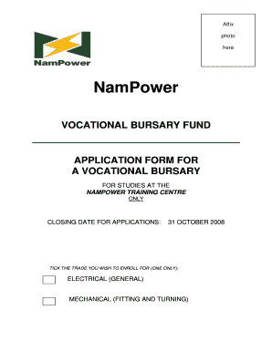 nampower bursary 2024