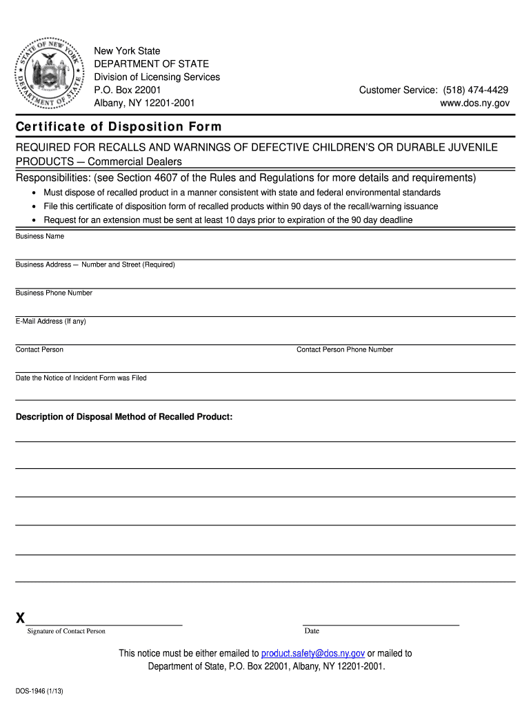 Certificate Of Disposition Request Form Fill Online Printable