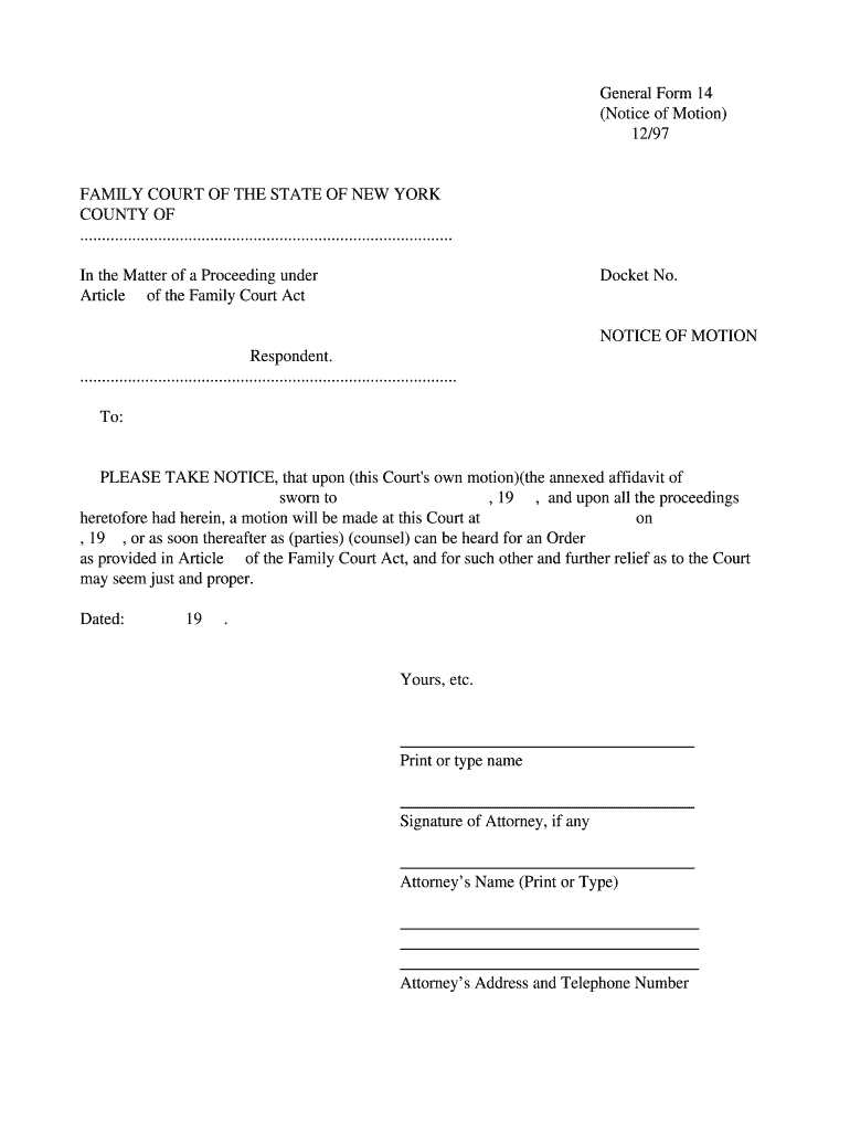 Blank Court Motion Forms - Fill Online, Printable, Fillable, Blank Intended For Blank Legal Document Template