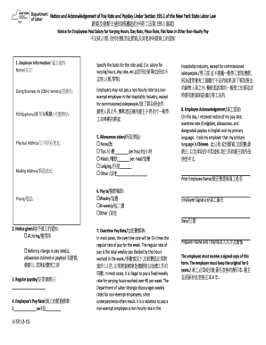 New York State Labor Law Section 195.1 Notice