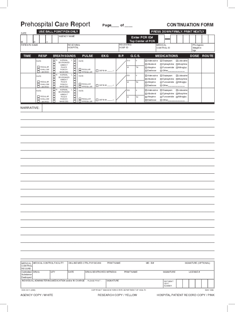 ems run form Preview on Page 1