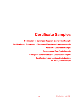 san diego state certificate template form