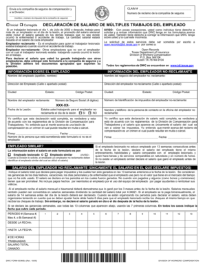 DECLARACIÓN DE SALARIO DE MÚLTIPLES TRABAJOS DEL EMPLEADO