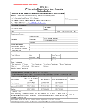 Please fill in or type with capital letters and return this form either by ...