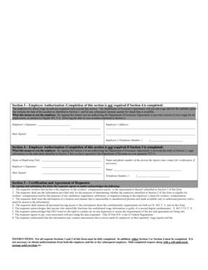 Florida Employee Wage Records Request Form