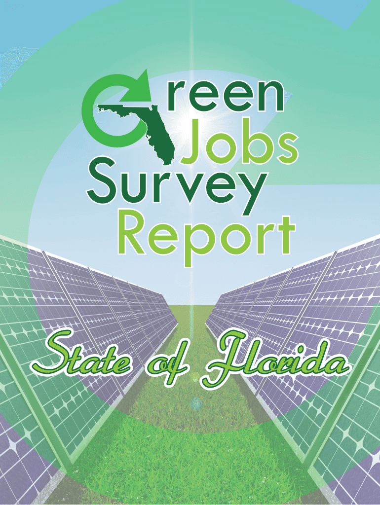 Florida's Green Jobs Survey Report - Department of Economic Preview on Page 1