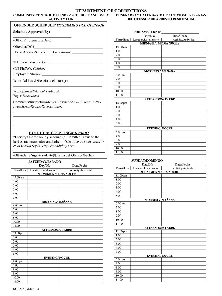 Reporte de supervision - Florida Department of Corrections - dc state fl Preview on Page 1