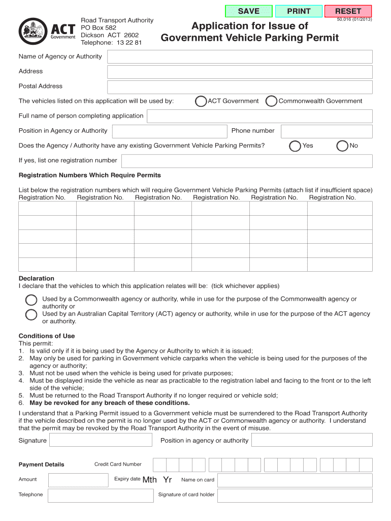 Australian Disability Parking Permit Information Sheet Preview on Page 1
