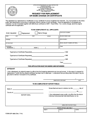 Washington State Teacher Certification Replacement Form