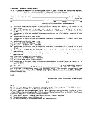 Prescribed Format for OBC Certificate.pdf - pgadm iitr ernet