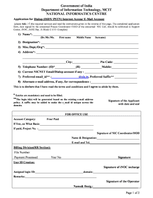 India Dialup Internet Access Application