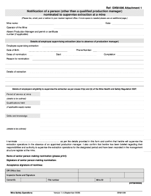 gnm 006 temporary appoint form