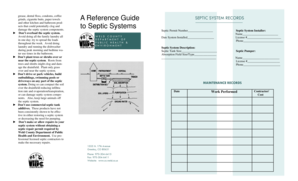 Septic System Maintenance Guide