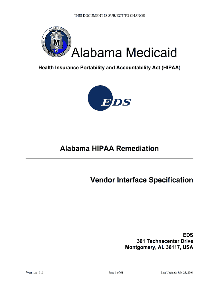 Provider Electronic Solutions - Alabama Medicaid - Alabama Preview on Page 1