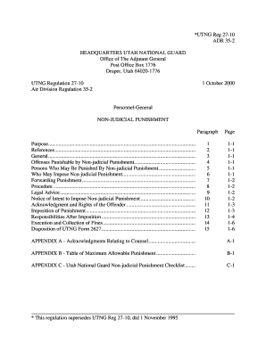 utah national guard ucmj form