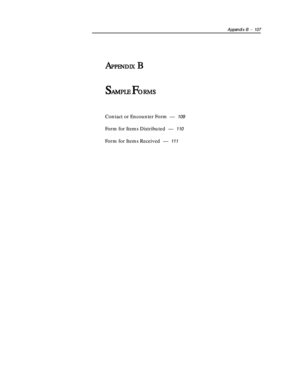 Contact or Encounter Form