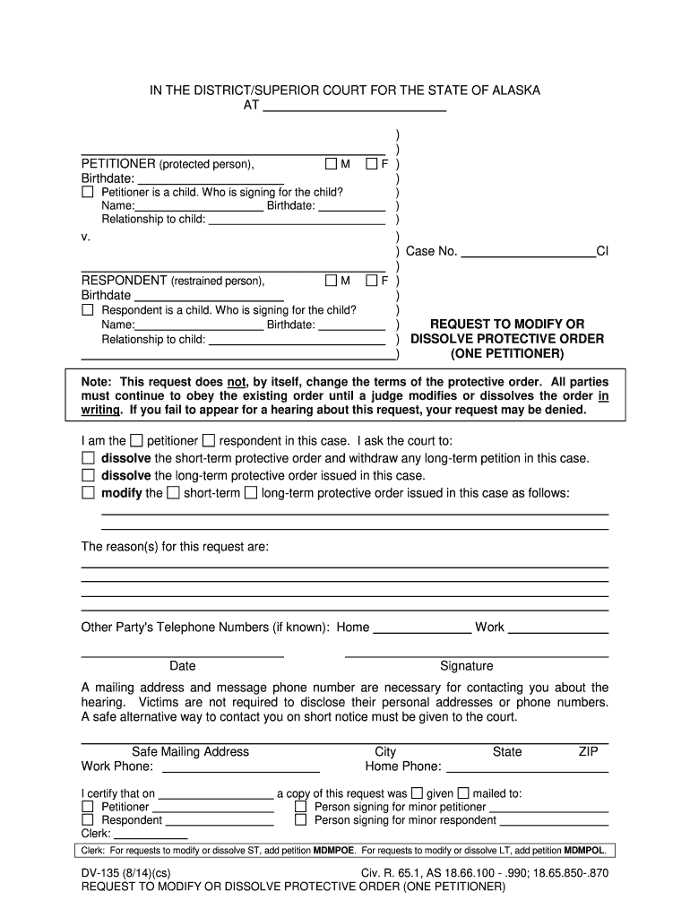 dv 135 2011 form Preview on Page 1