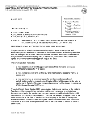 Sample resolution honoring someone - CSS Letter 06-15 - California Department of Child Support Services ... - childsup ca