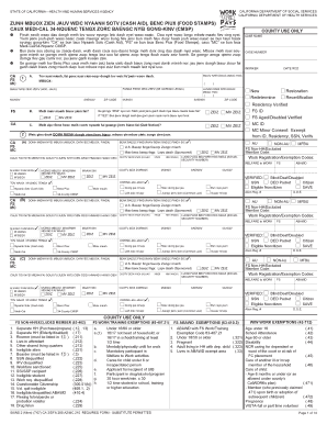 California Welfare Benefits Application