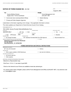 California Service Provider Referral Form