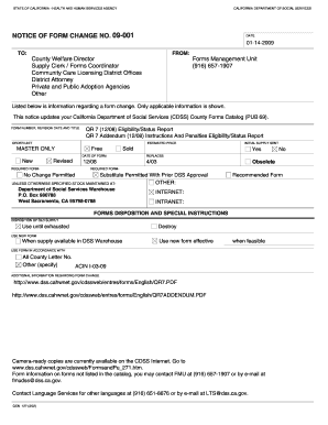 fillable online dss cahwnet qr 7 1208 eligibilitystatus report qr7 form