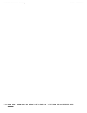 Formulario De Información De Recién Nacidos