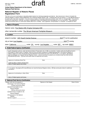 National Register of Historic Places Registration Form