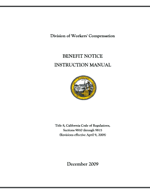Dwc benefit notice manual