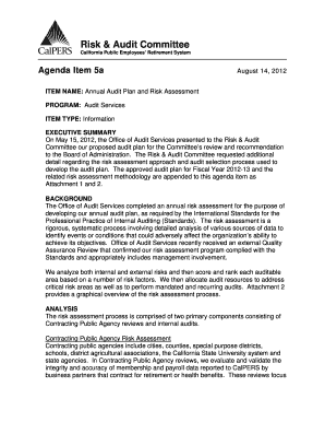 Risk & Audit Committee Meeting Minutes