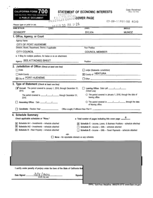 California Form 700