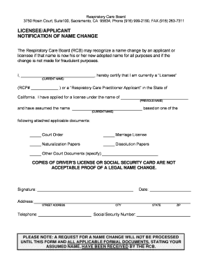 printable name change form californa