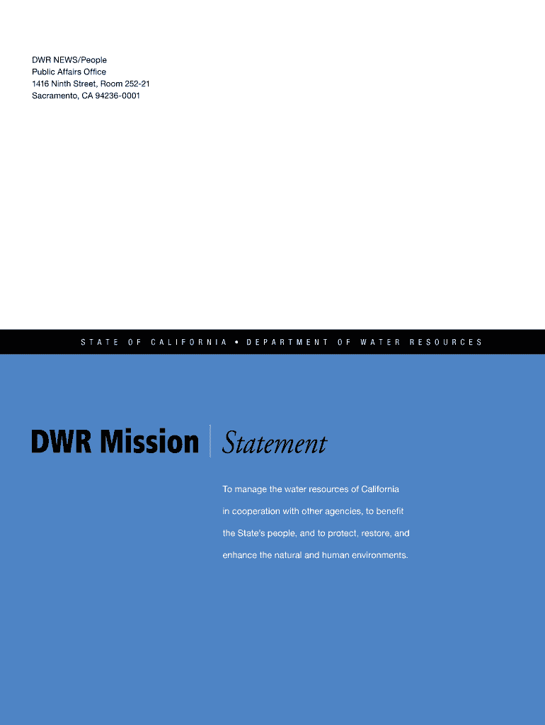 DWR NEWS People Preview on Page 1
