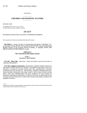 HOUSE BILL 96-1005 - state co