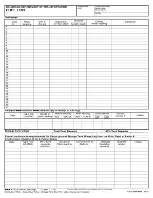fuel log sheet pdf