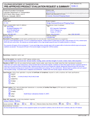 Approval List of WMA - Colorado Department of Transportation